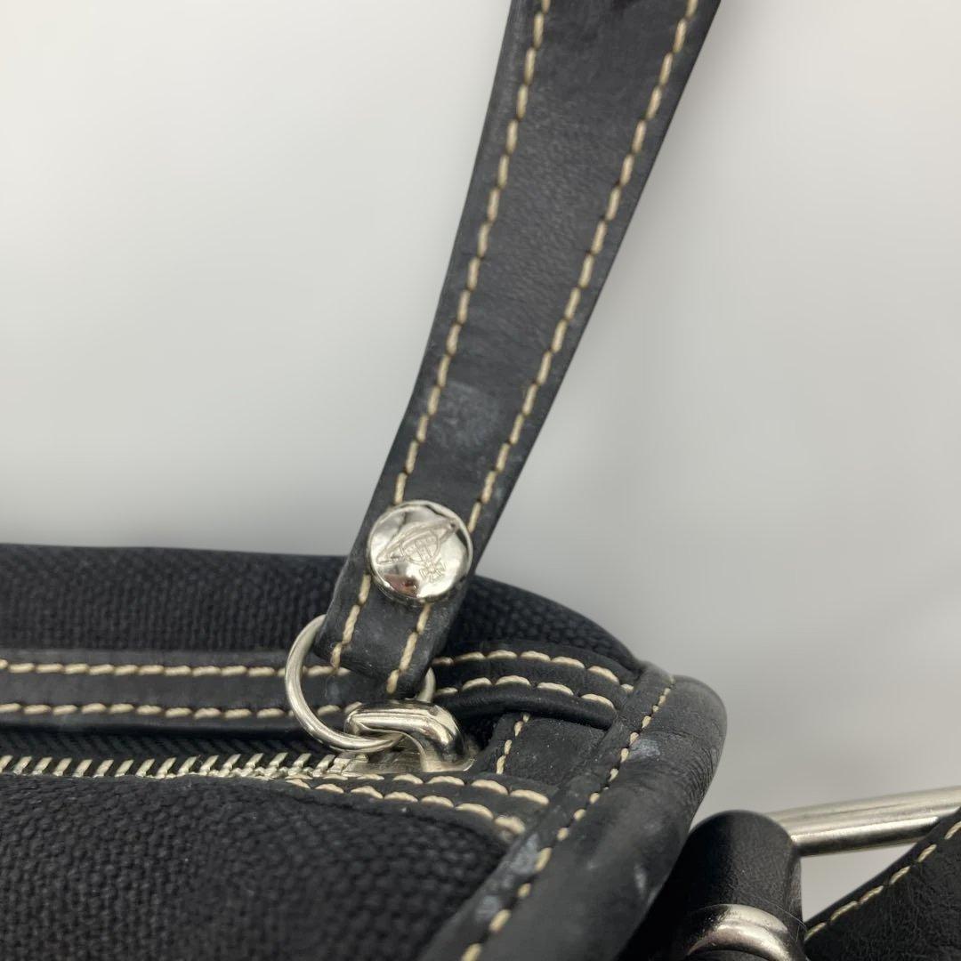 希少✨ヴィヴィアンウエストウッド ショルダーバッグ ロゴプリント 黒