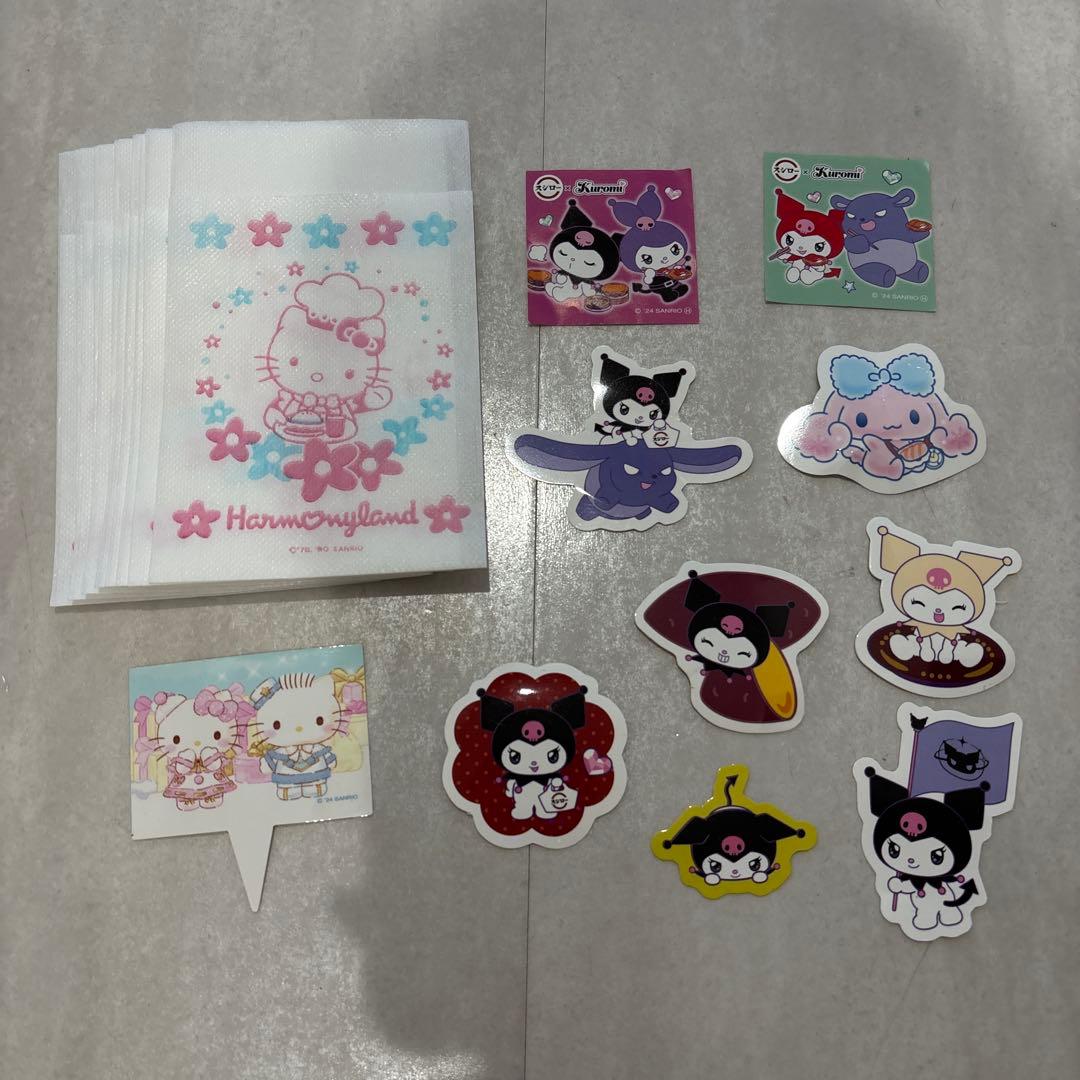 クロミ・シナモロール・ハローキティ キャラクターグッズセット
