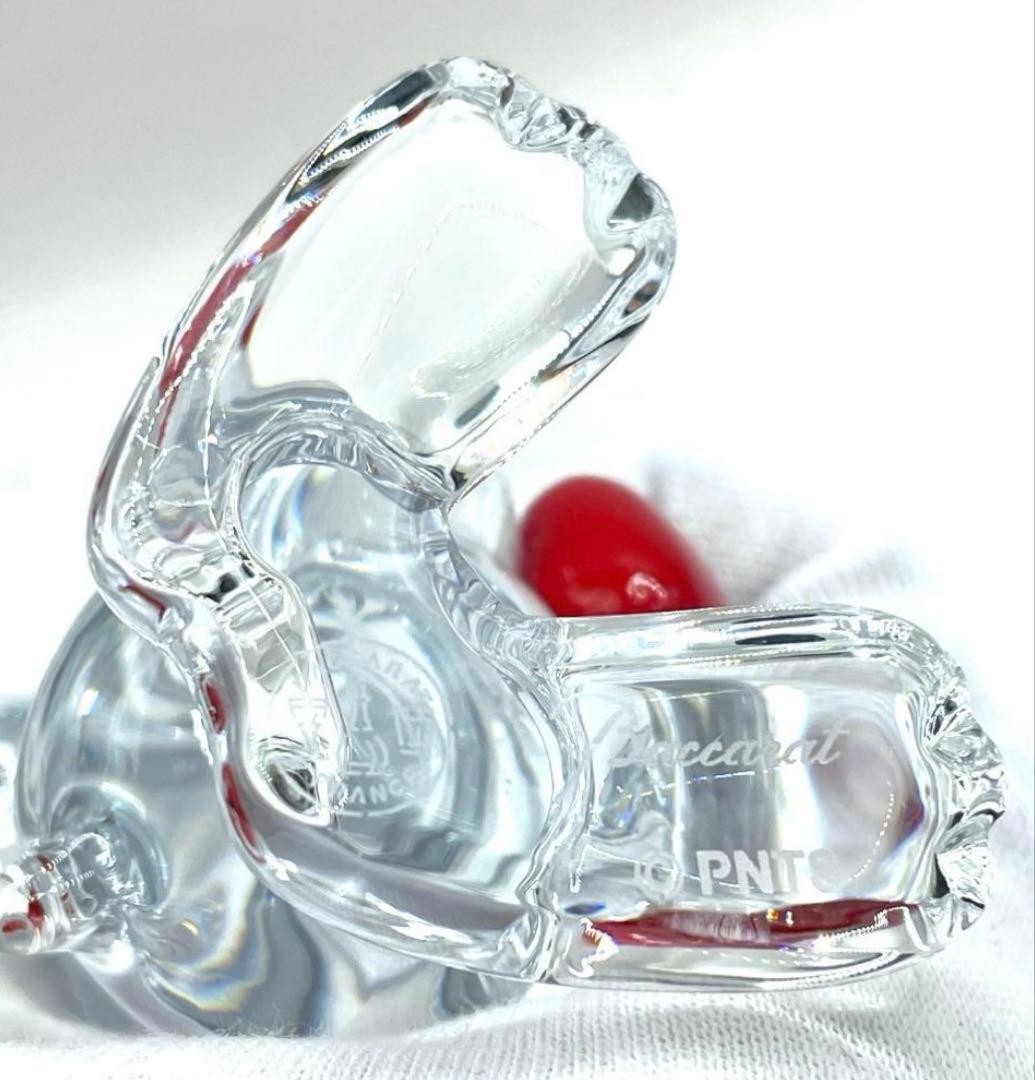 ☆バカラ☆スヌーピー☆クリスタル☆ハート☆美品☆