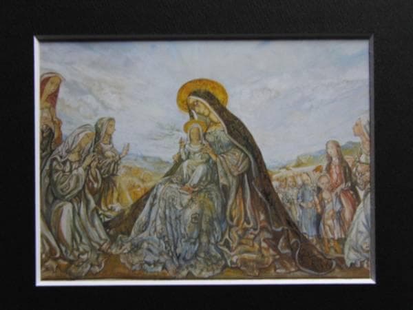 藤田嗣治、【聖母子「ノートルダム・ド・ラ・ペ礼拝堂の壁画」】