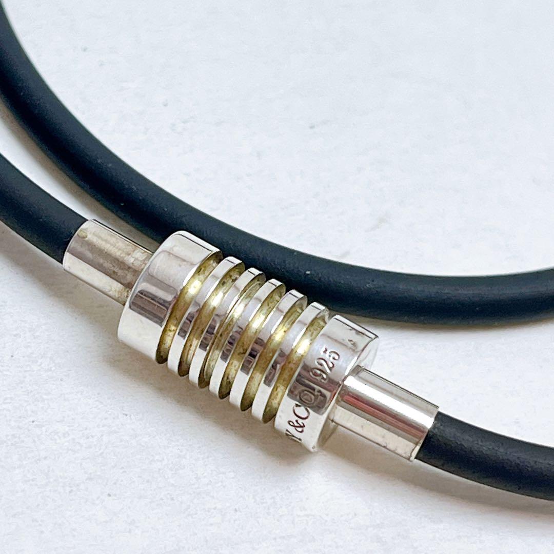 ティファニー　サーファー　ラバー　ブレスレット　チョーカー　925