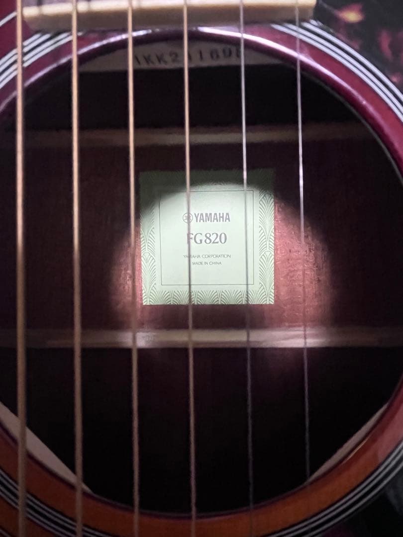 アコースティックギター　アコギ　YAMAHA FG820