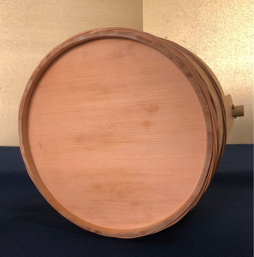 《R》茶道具 水張桶 手水桶 割蓋 水屋道具 元箱　260116き4