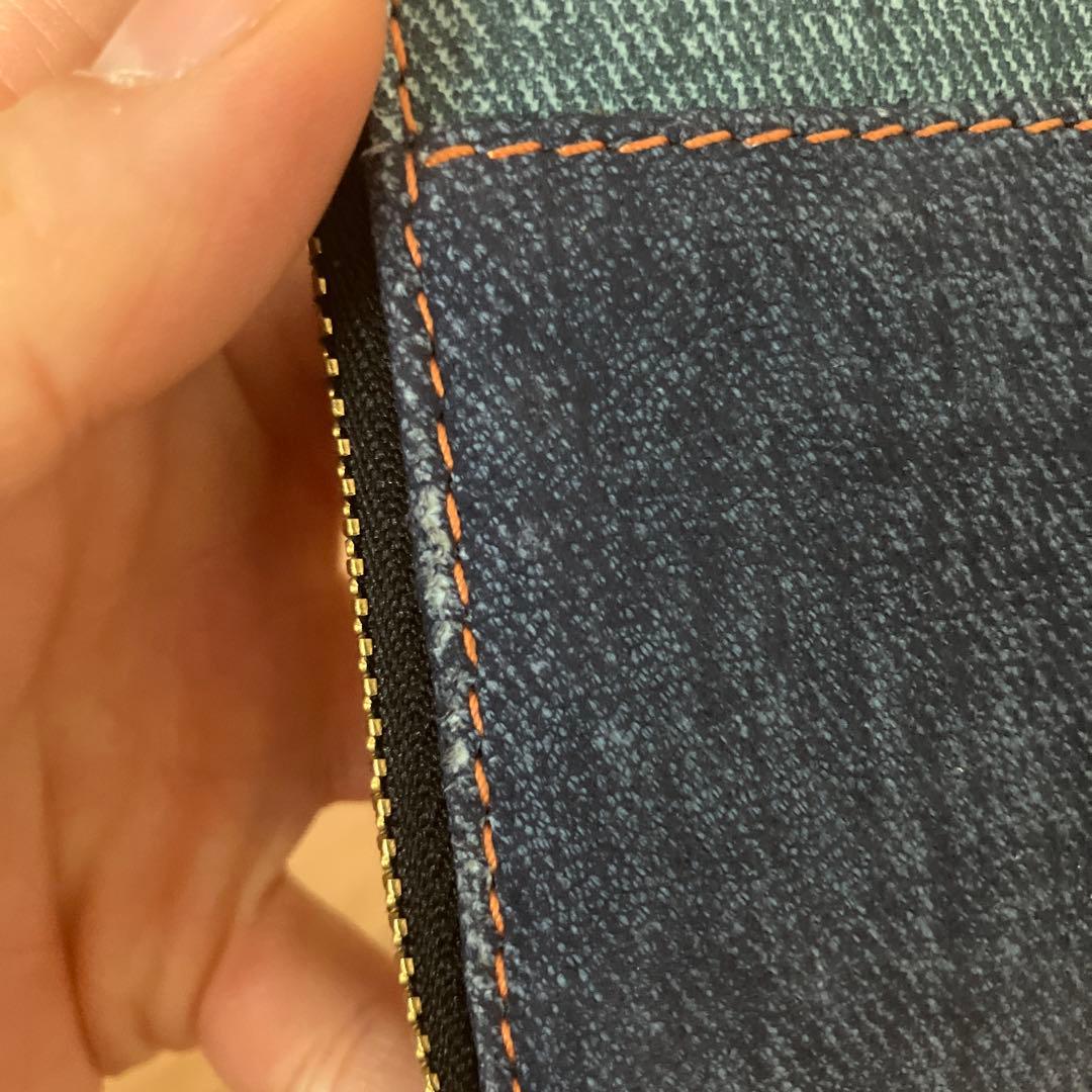 コムデギャルソン　L字ウォレット　デニムポケット