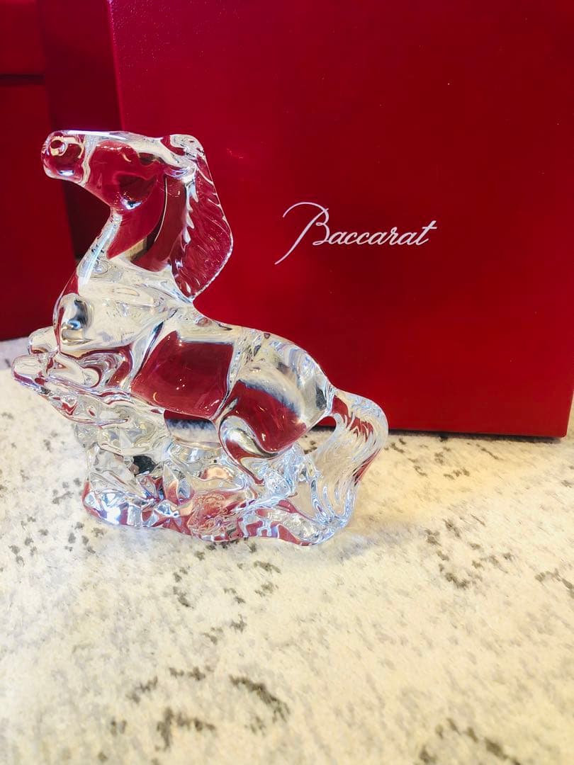 新品未使用品 Baccarat 干支 午 バカラ 馬