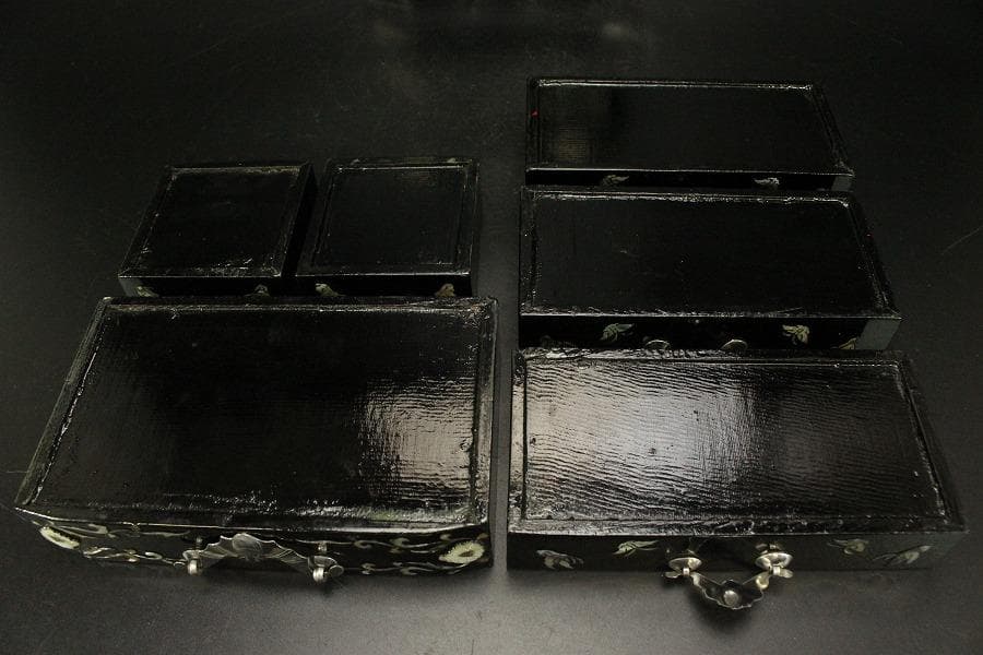 高麗美術 螺鈿 引き出し箱 美品(ZE366)