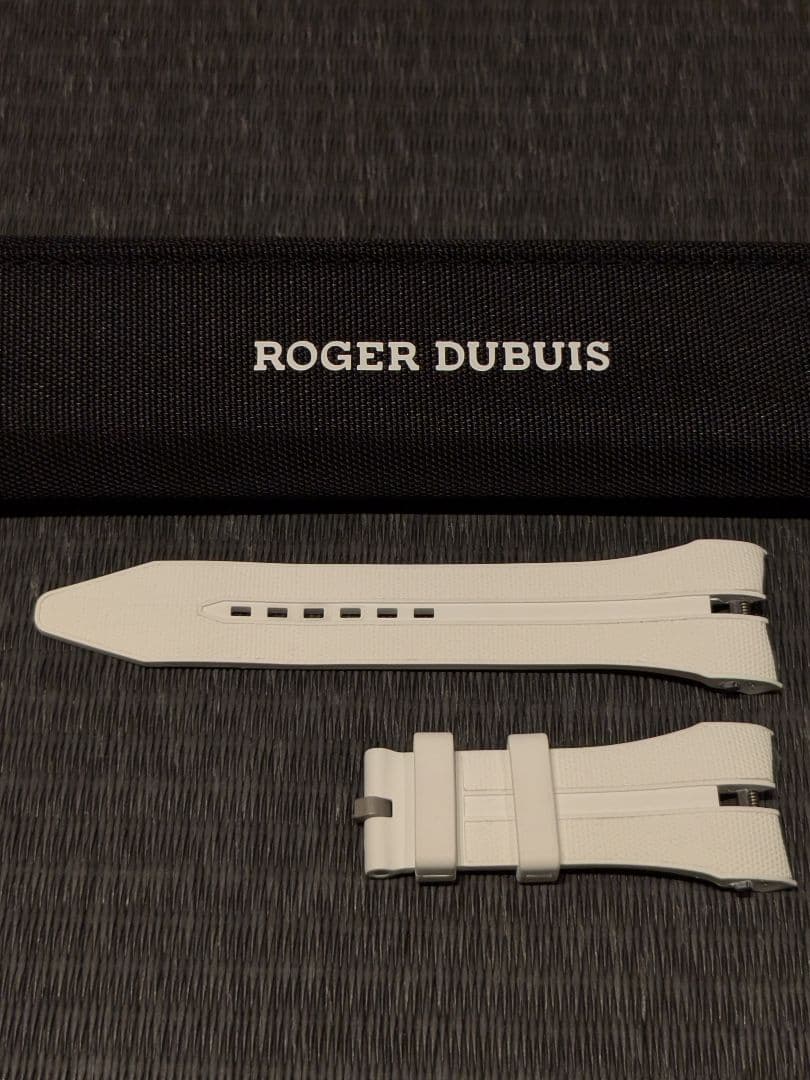 Isotec！ロジェデュブイブラックホワイトラバー&バックルセット