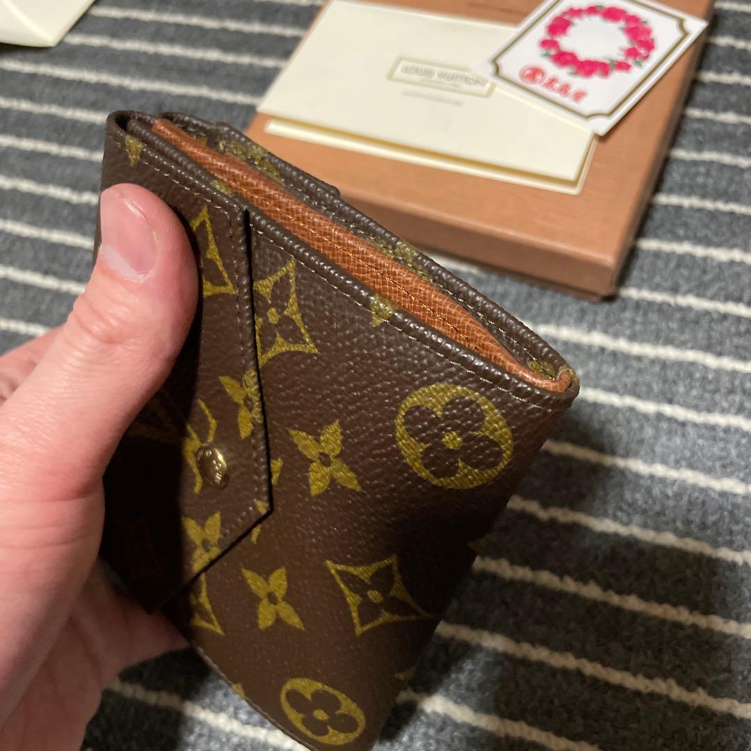 Louis Vuitton 二つ折り財布 ブラウン モノグラム
