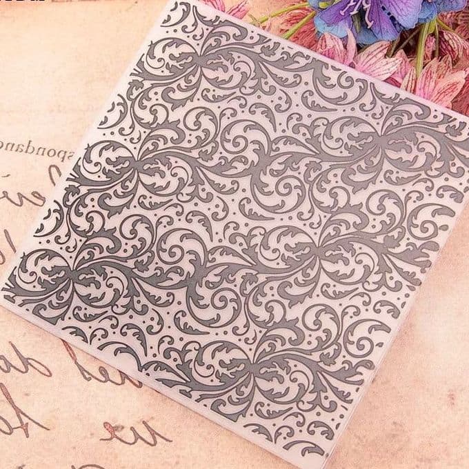 新品★再入荷★リーフ柄③エンボスフォルダー　カッティングダイ