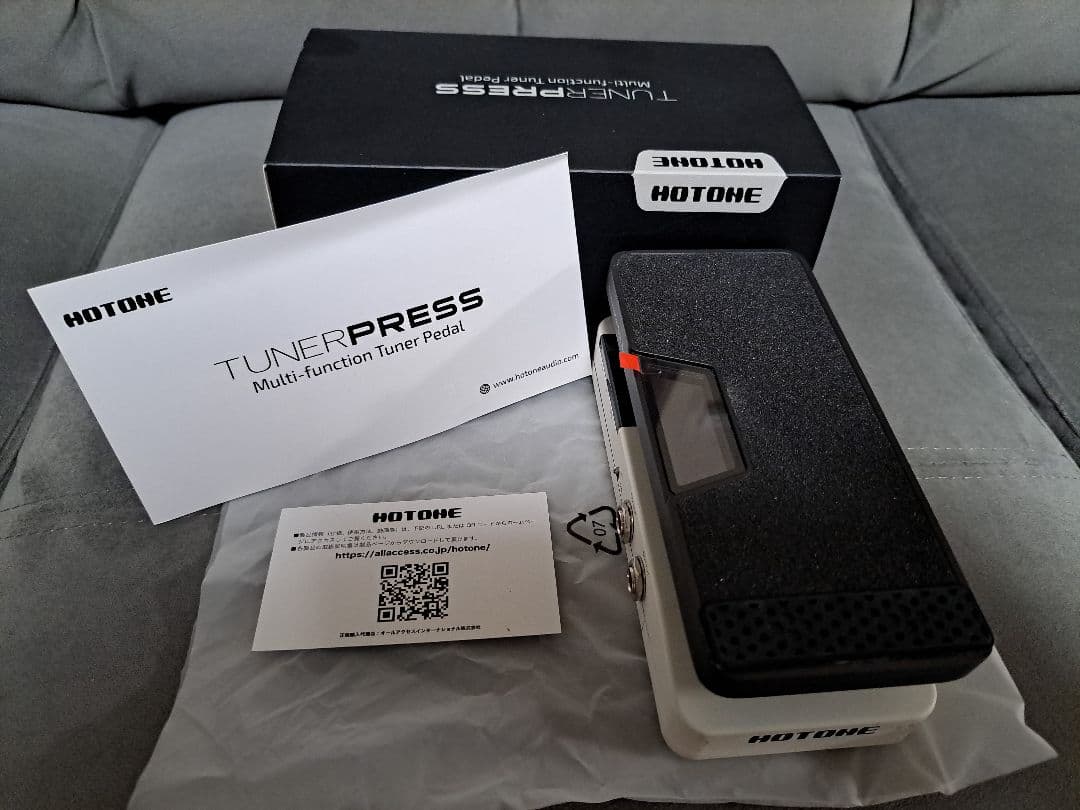 ギター Hotone tuner press