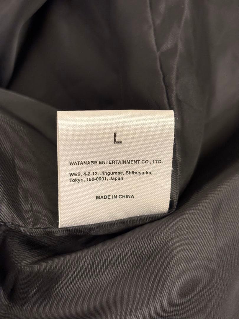 ずっと真夜中でいいのに。温れ落ち度 フード付ナイロンジャケット L