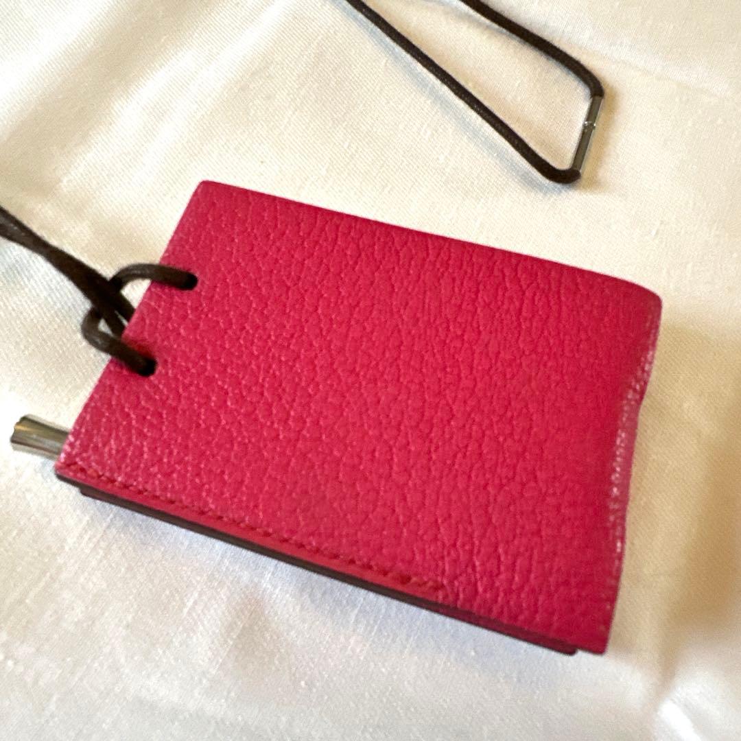 【未使用】エルメスメモホルダー　ピンク