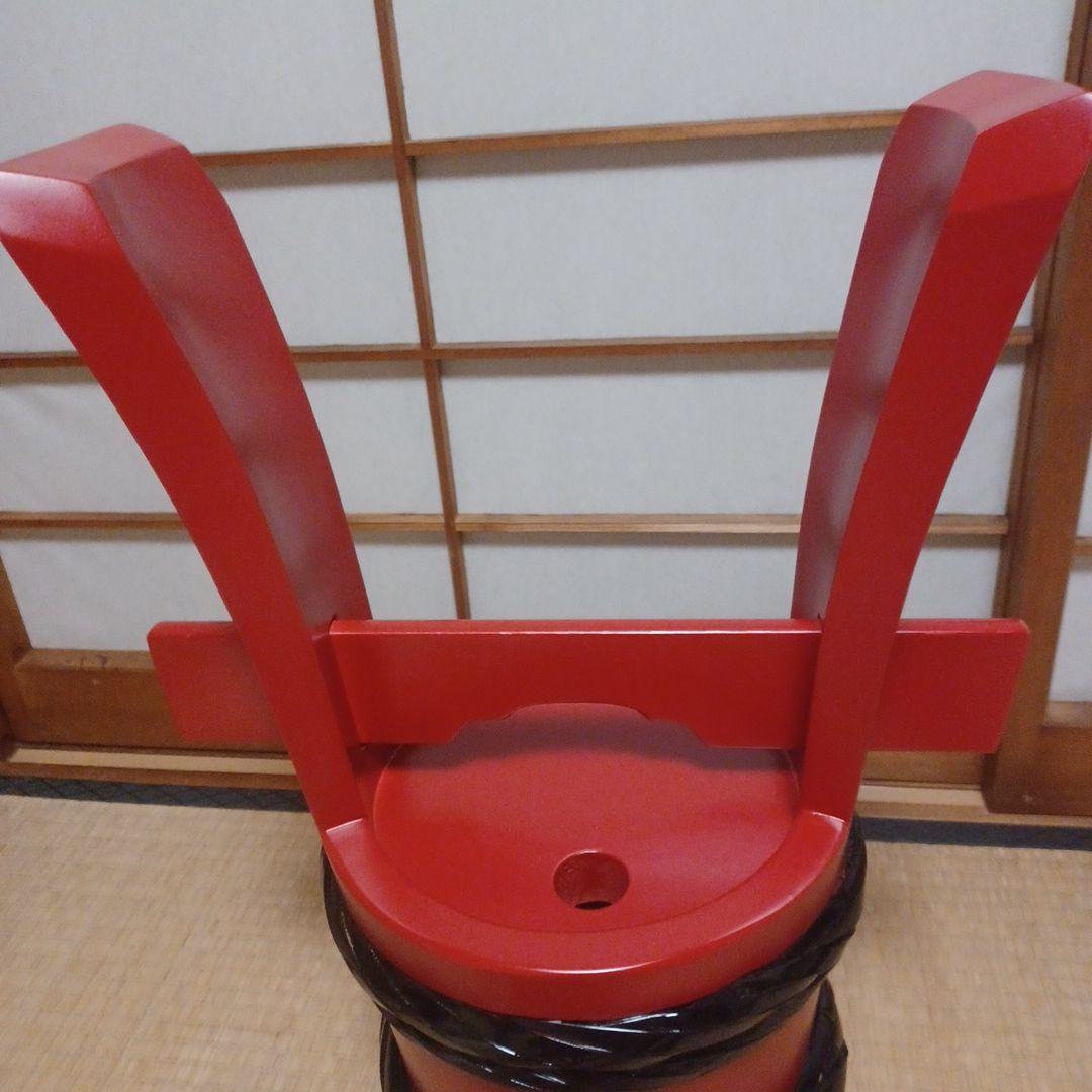 大館秋田天然杉の漆塗赤黒ツートンカラー角樽