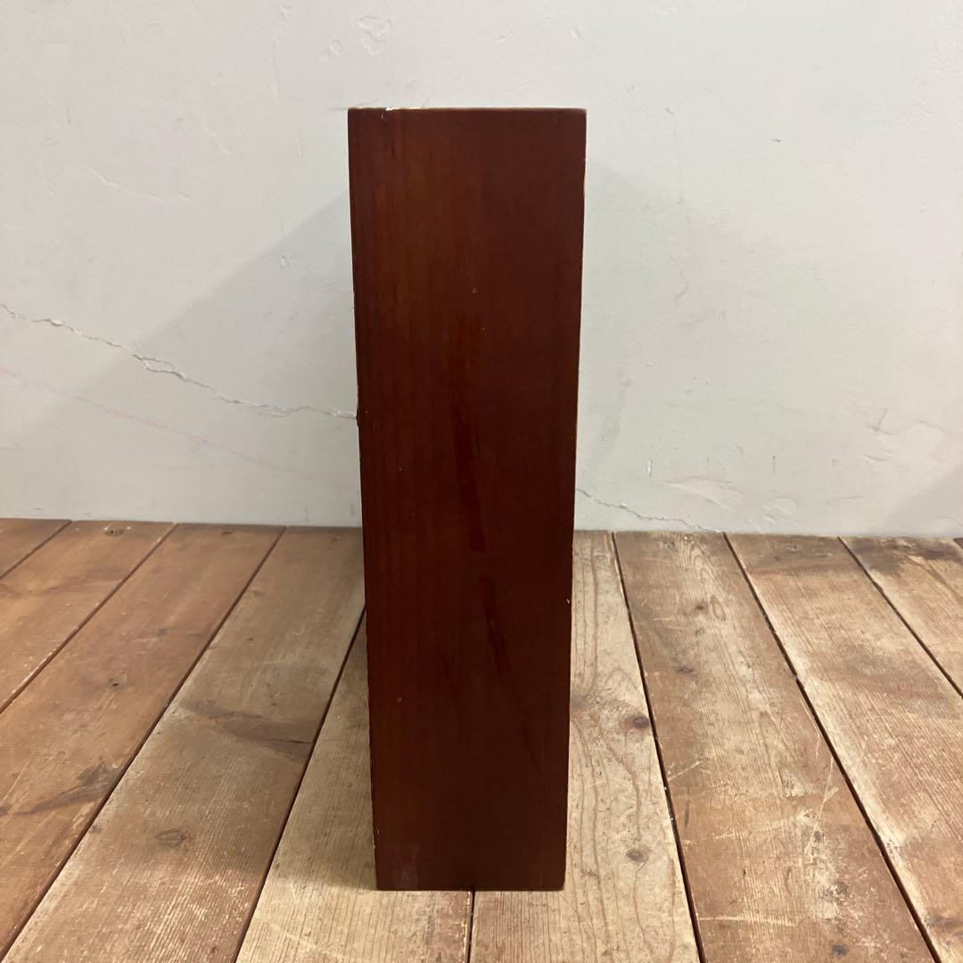 A-2 昭和レトロ 木製 CDラック 飾り棚 収納ラック 和モダン 格子デザイン