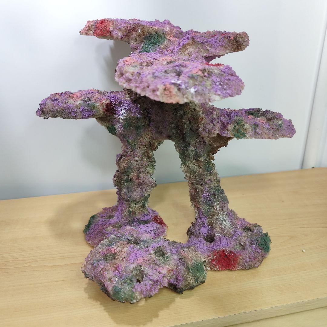 プラグ穴付き アク抜き不要人工ライブロック 海水水槽用 レプリカ コーラルフラグ