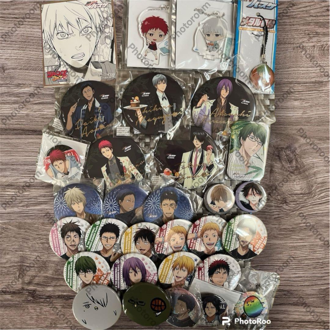 黒子のバスケ 缶バッジセット 約40個