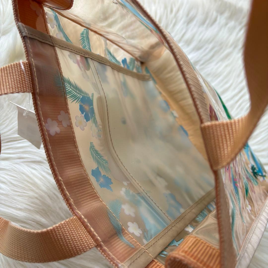 希少　ハローキティ　ダニエル　ハワイ　ビニールバッグ　平成レトロ　日焼けキティ