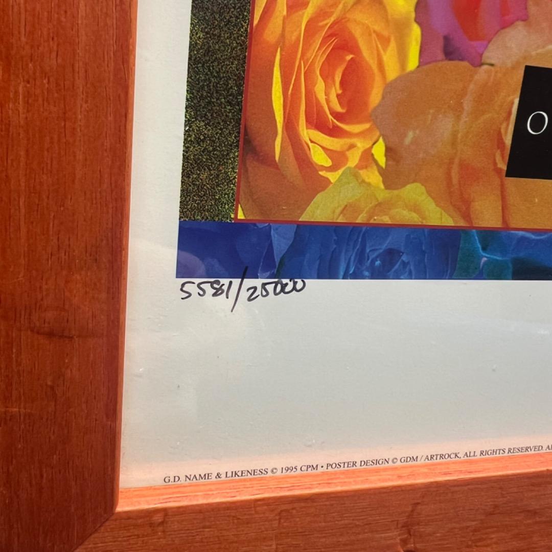 〇Bi1077 限定ポスター GRATEFUL DEAD 1995 フレーム