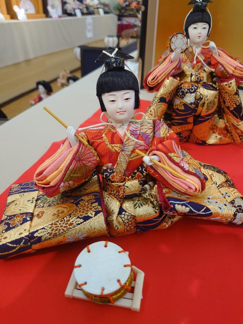 ●専用商品●金襴衣装五人囃子●　ごにんばやし　おひなさま　新品