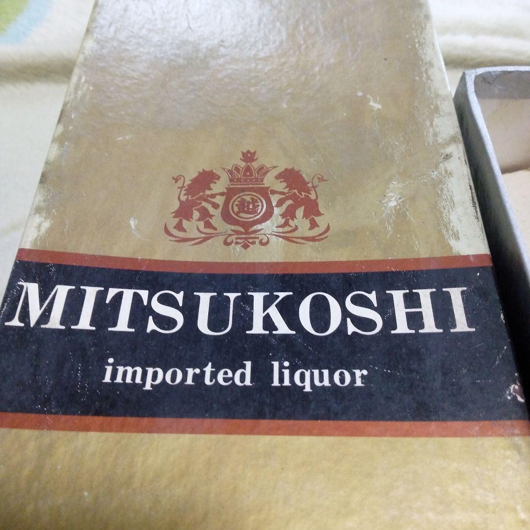 希少　ジョニーウォーカー　黒ラベル　ウイスキー特級　未開封　70年代　古酒　三越
