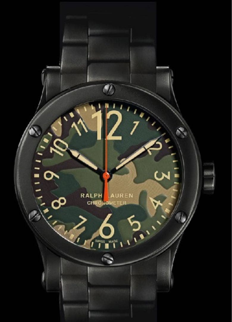 ☆付属品完備45mm超美品RL67サファリビンテージステンレスベルト☆