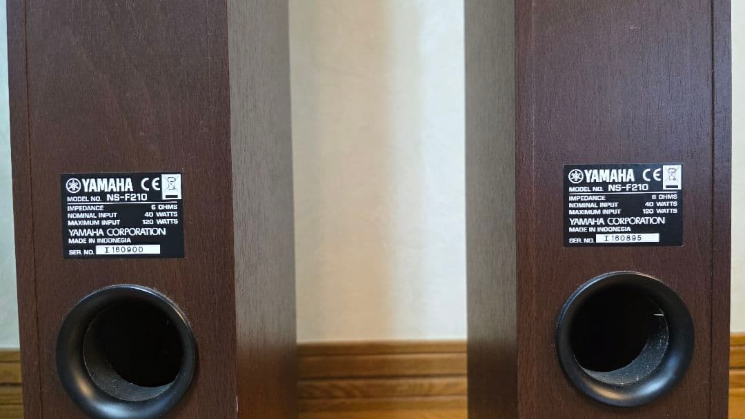 YAMAHA NS-F210 フロアスタンド型スピーカーペア2台セット