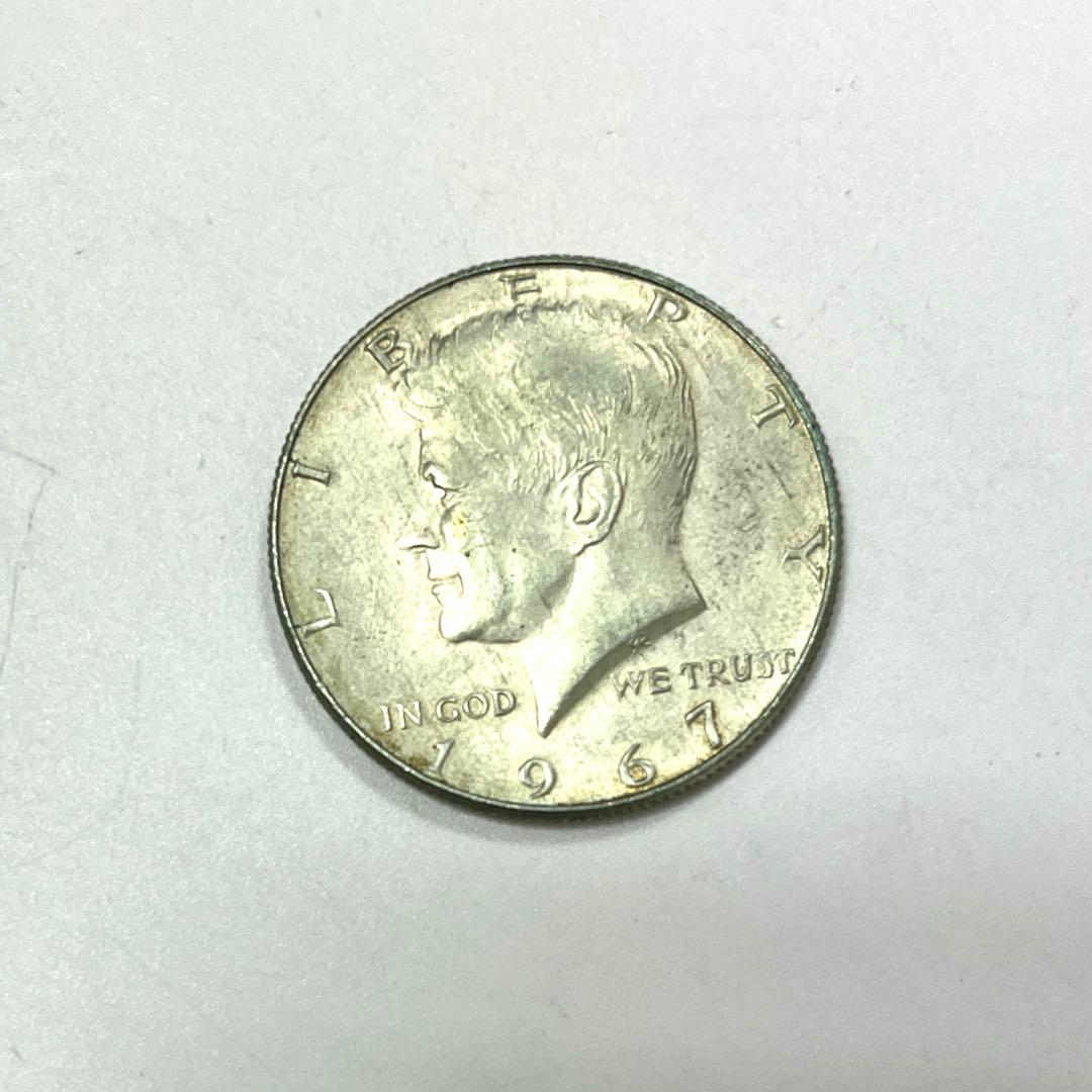 アメリカ ケネディハーフダラー銀貨3枚セット1964年・1967年・1968年