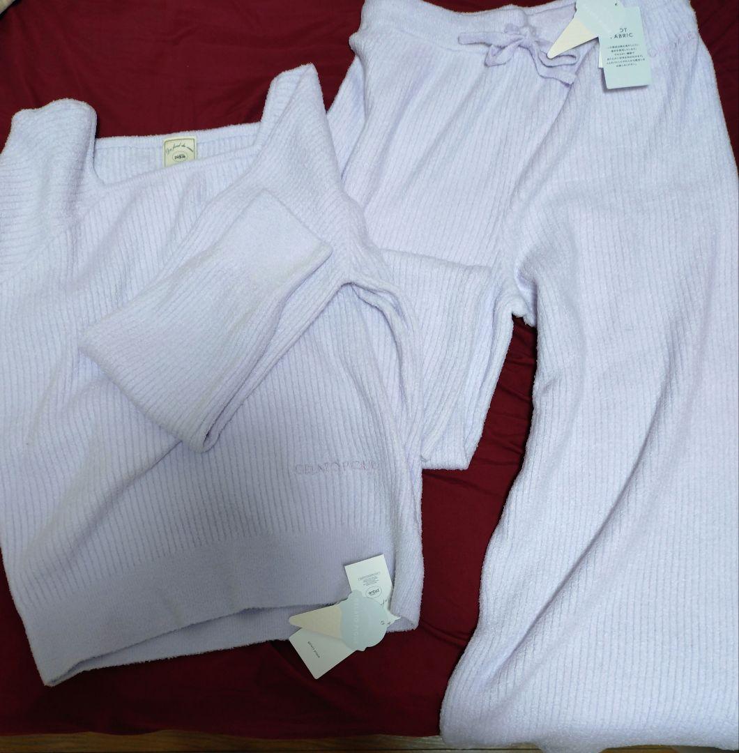 gelato pique ルームウェアラベンダー　上下セット