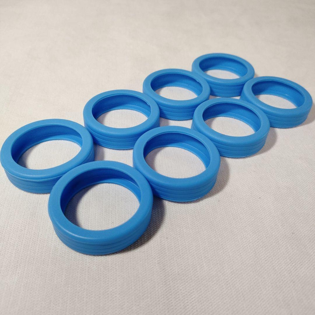 最終値下げ★スーツケース タイヤカバー 手荷物ホイール用シリコンカバー8個騒音