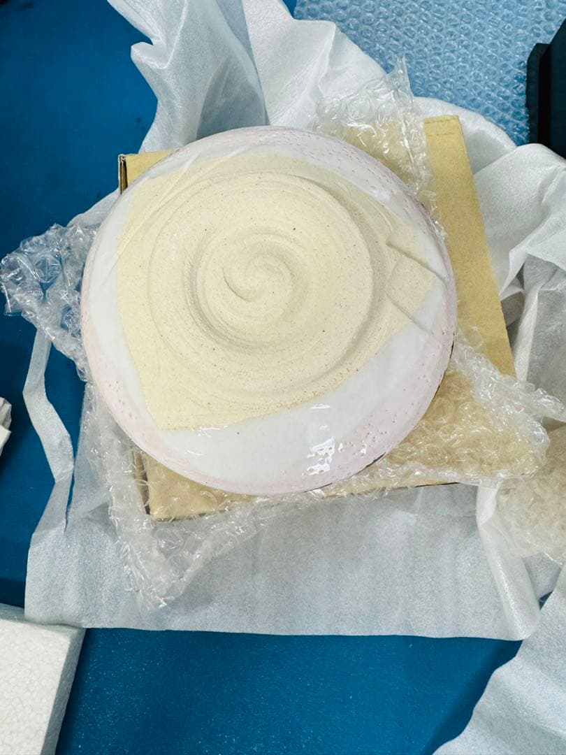 全国配送無料！★織部菊抜建水★ ピンク志野茶碗（正山作）★七宝★茶道具セット