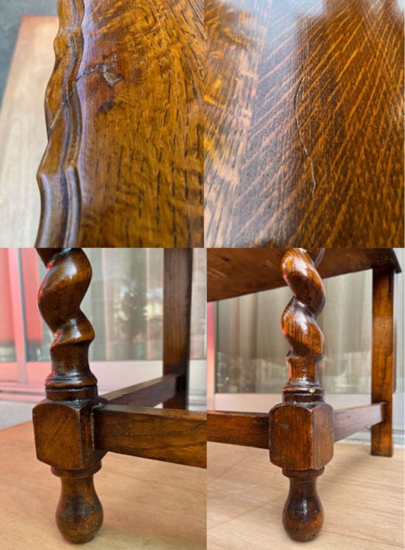 イギリス　アンティーク　キャビネット　ミラーバックサイドボード　ヴィンテージ