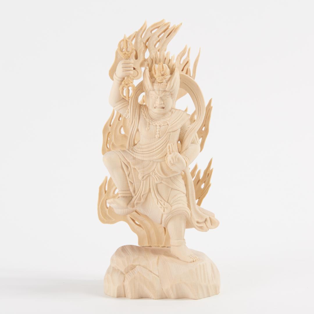 桧　蔵王権現　20ｃｍ #064