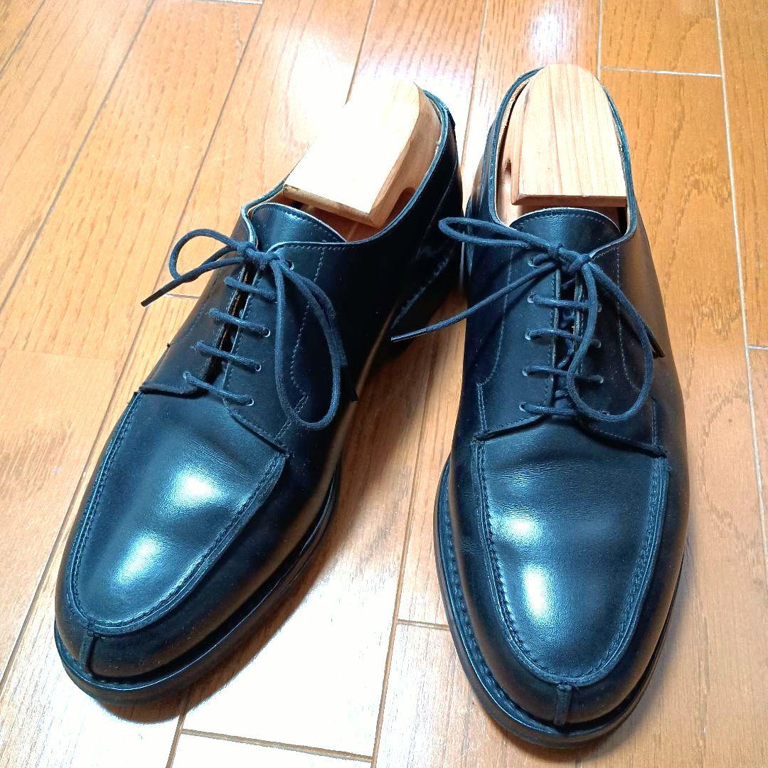 クロケット＆ジョーンズ モールトン ブラック Uチップ