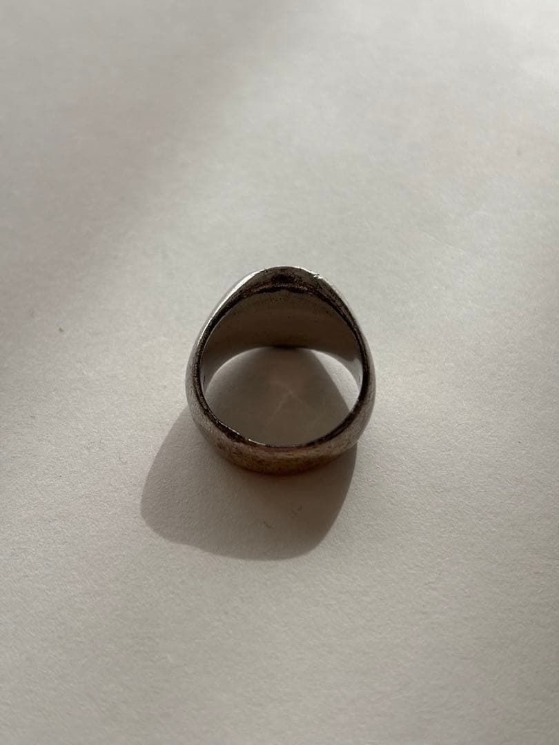 TOM WOOD トムウッドリングシルバー サイズ不確定　指輪　ブラックストーン