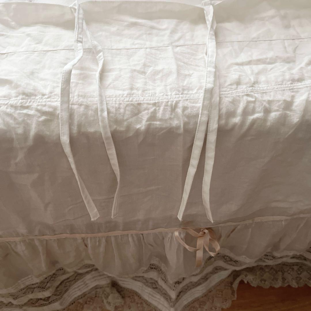 フランスアンティークコットンカーテン