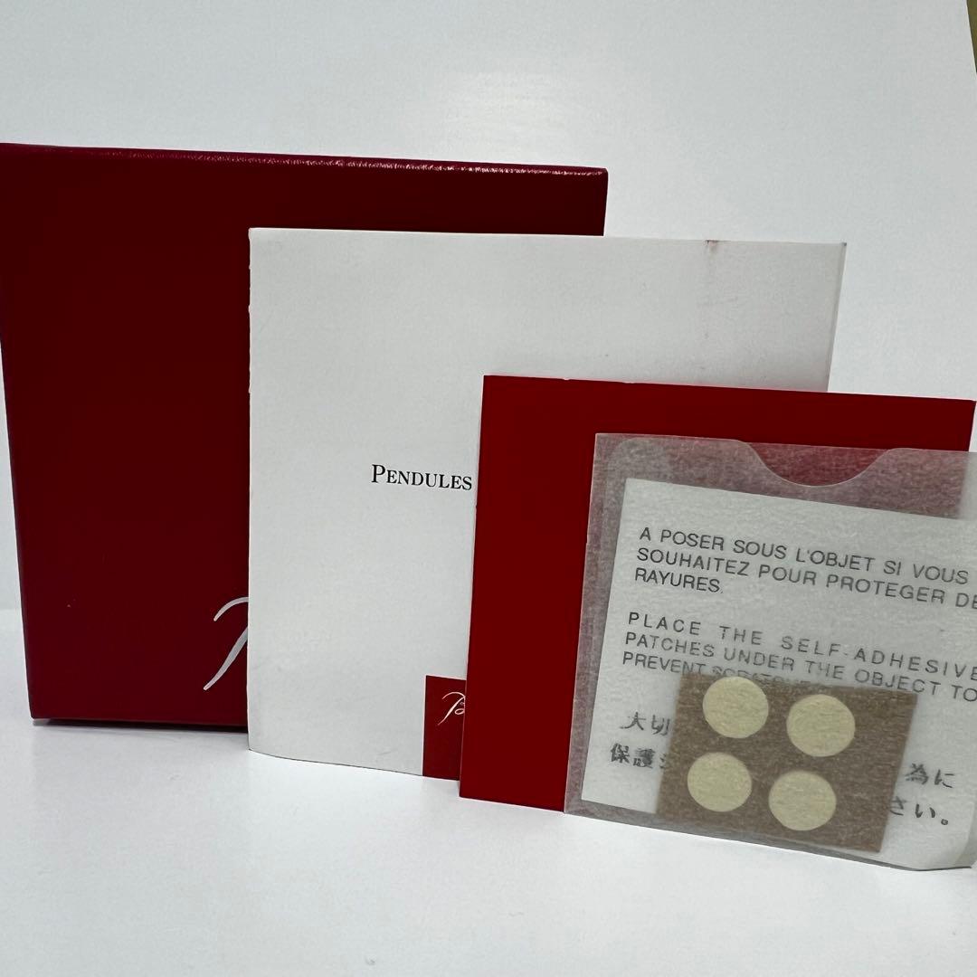 Baccarat バカラ ラランド クロック 置時計 レッド