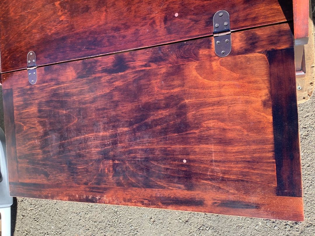 北海民芸 和光 ライティングビューロー ライティングデスク アンティーク 樺材