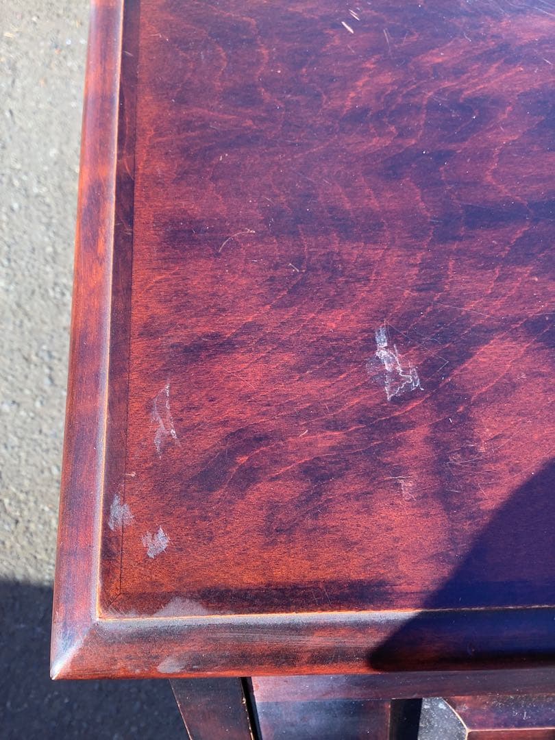 北海民芸 和光 ライティングビューロー ライティングデスク アンティーク 樺材