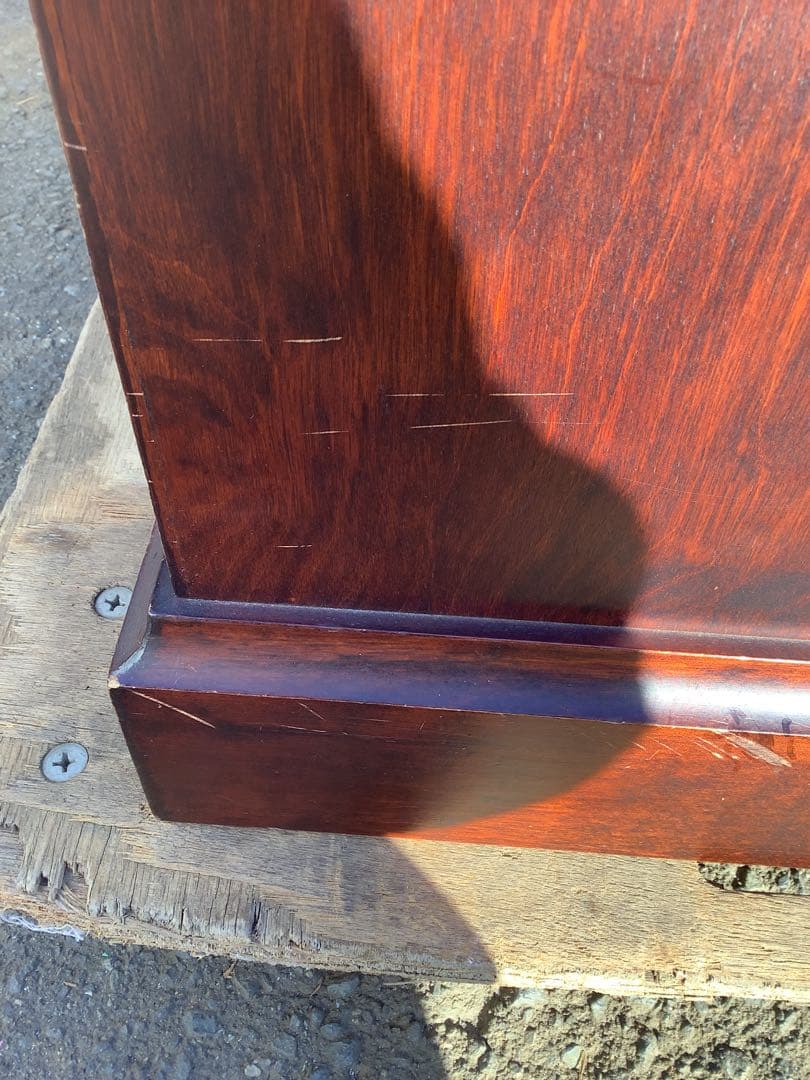 北海民芸 和光 ライティングビューロー ライティングデスク アンティーク 樺材