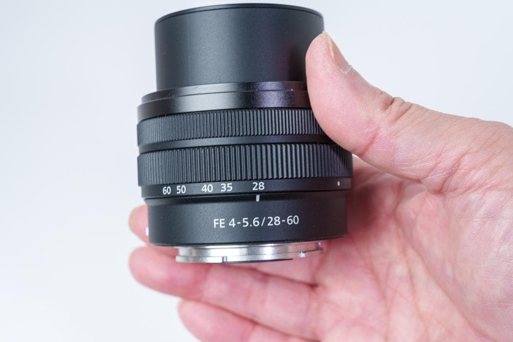美品Sony FE28-60 F4-5.6 Eマウント　小型軽量ズームレンズ