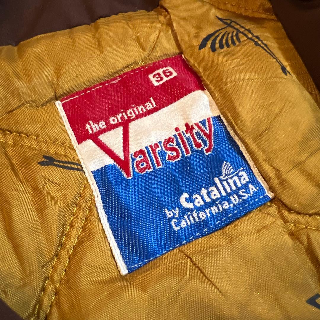 70s ★Catalina derbyjacket brown★36