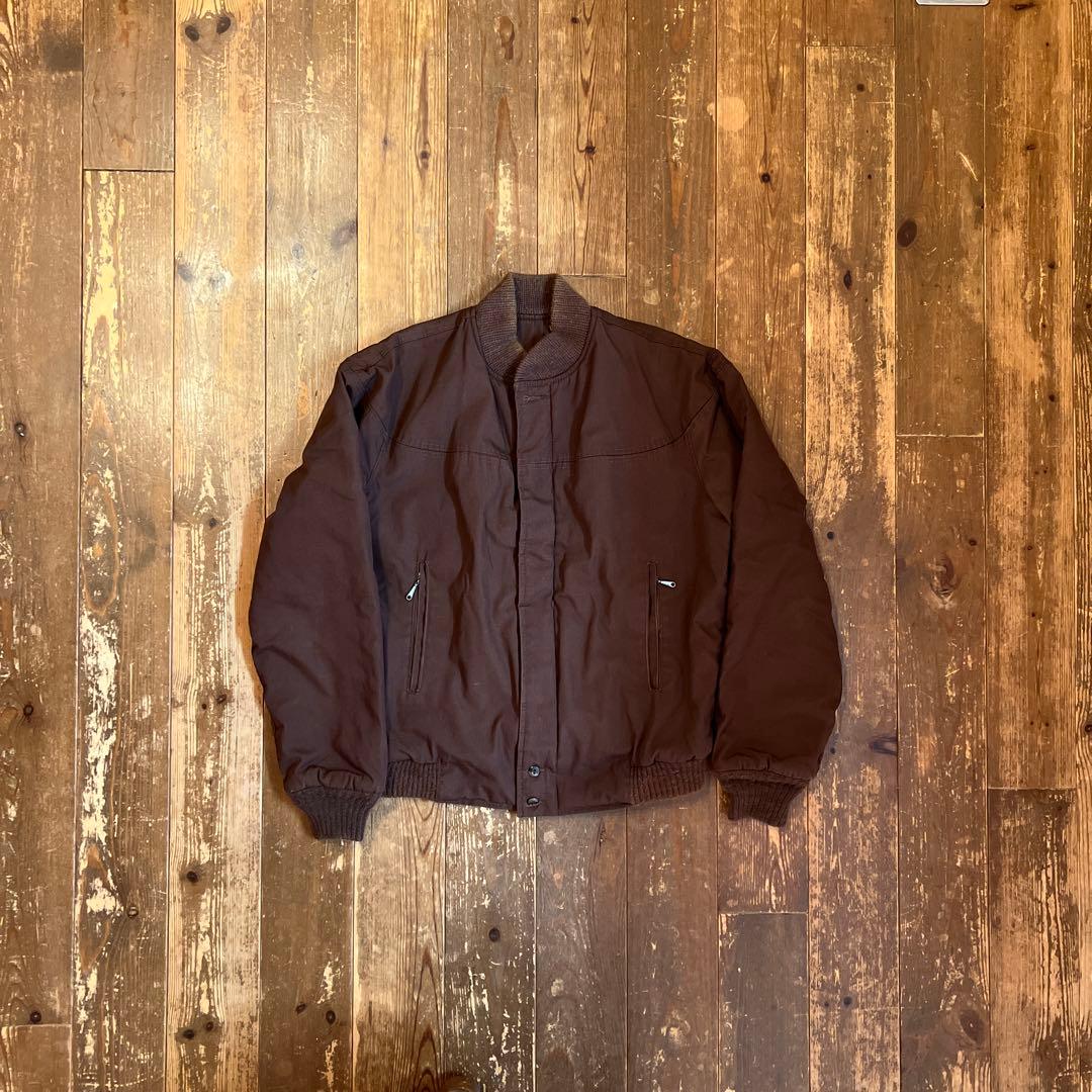 70s ★Catalina derbyjacket brown★36