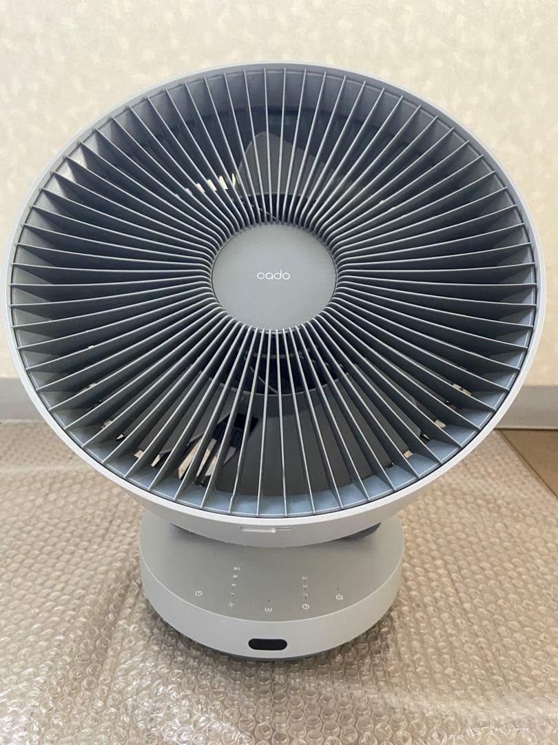 【動作確認済】2023年製　cado サーキュレーター　グレー　STR-1800