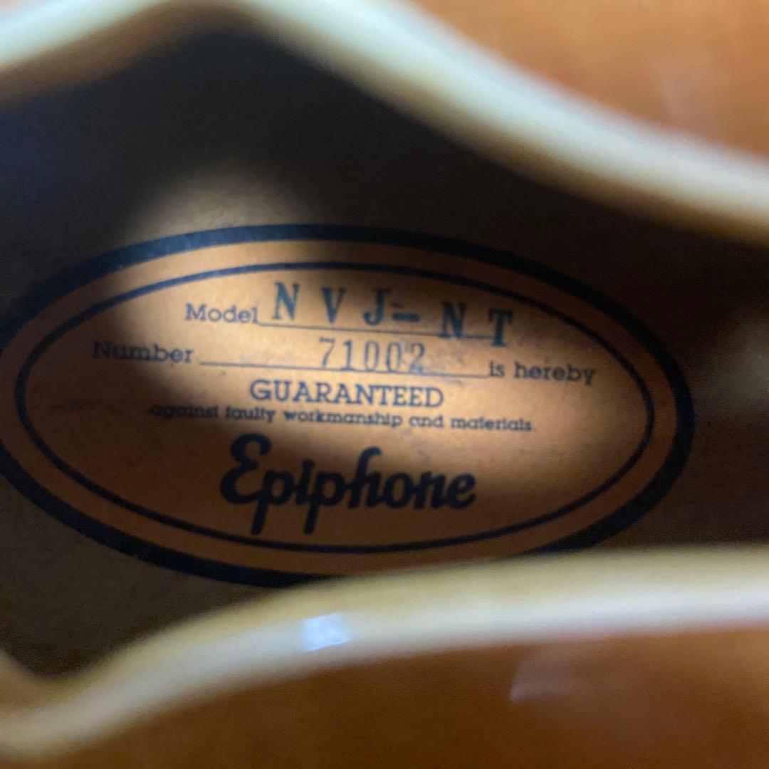 フルアコ 日本製　海外輸出モデル Epiphone NVJ-NT