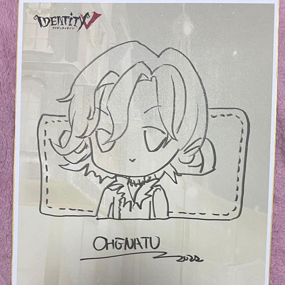 第五人格 identityⅤ 血の女王 マリー サイン色紙 オフラインイベント