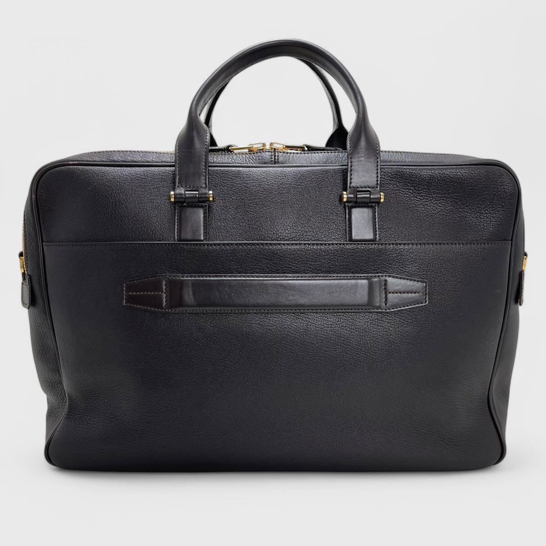レア品✨TOM FORD トムフォード ブリーフケース ダブルファスナー 大容量