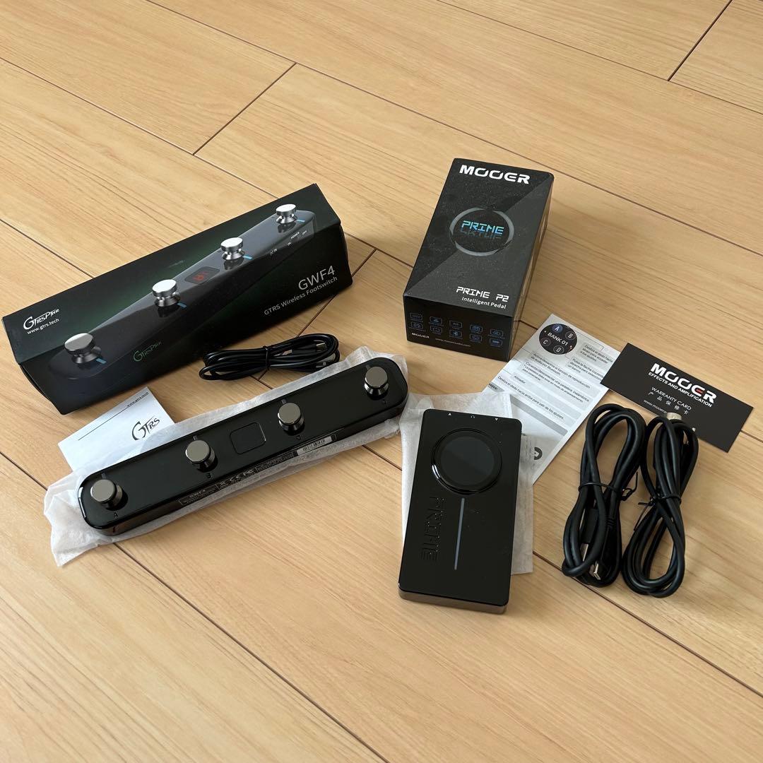 ギター mooer prime p2 + mooer gwf4