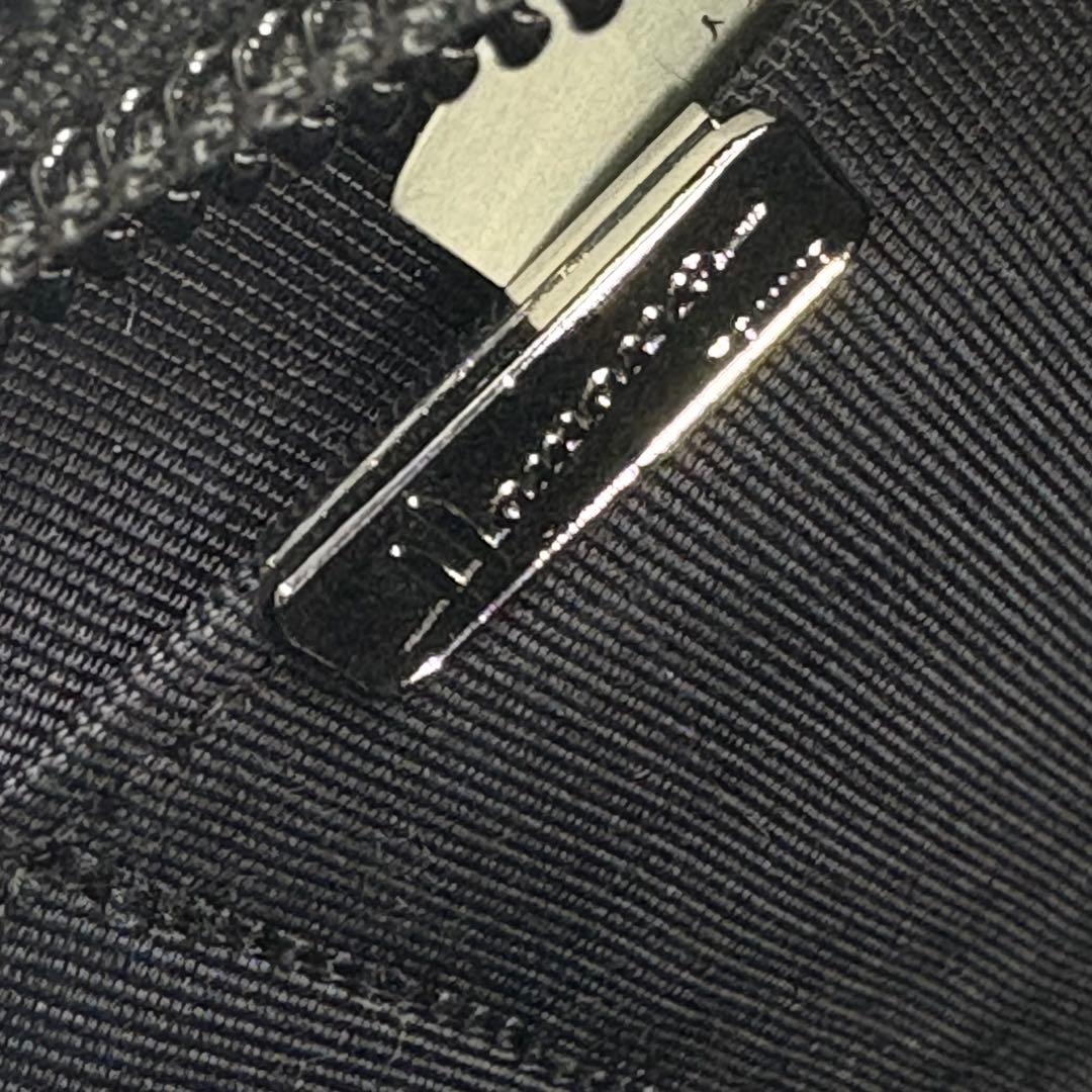 美品　HAMANO ハマノ 濱野　ハンドバッグ レザー チェーン 黒 853