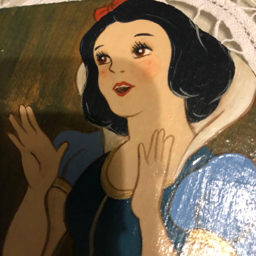 ディズニー　白雪姫と７人の小人　トールペイント