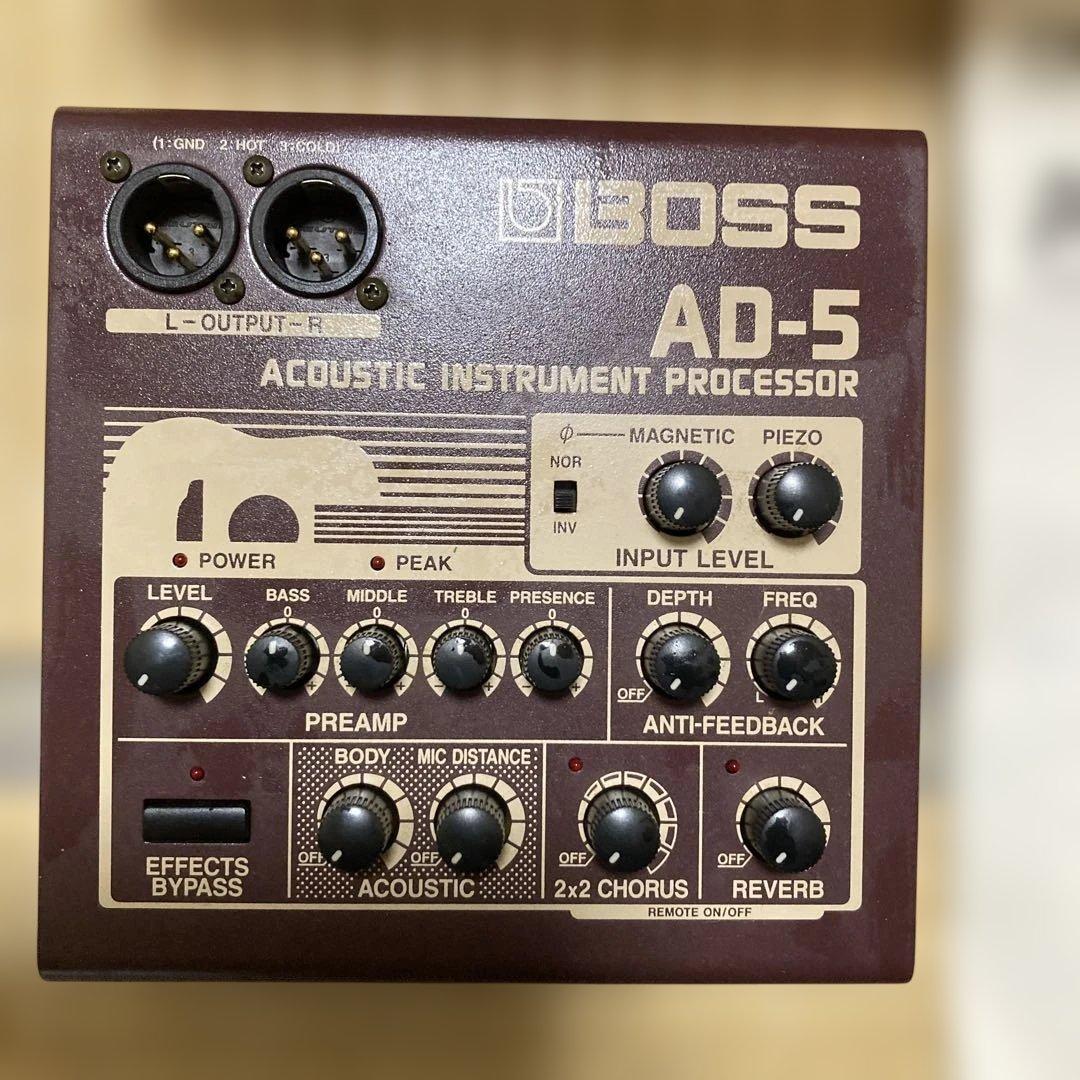 BOSS AD-5 アコースティックギター用プロセッサー
